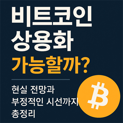 비트코인 상용화 가능할까