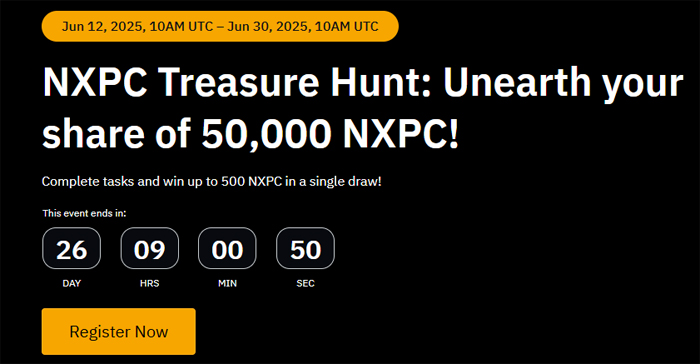 NXPC Treasure Hunt: Unearth your share of 50,000 NXPC