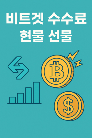 비트겟 수수료 현물 선물 – 비트코인과 달러 일러스트가 포함된 디지털 배경 이미지